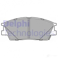 Тормозные колодки дисковые, комплект DELPHI XES 87GT 1437322287 LP3645