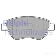 Тормозные колодки дисковые, комплект DELPHI LP1989 949731 5012759398821 7AL0 9V6 - Изображение 2
