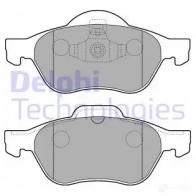 Тормозные колодки дисковые, комплект DELPHI LP2252 5012759459713 LL FFRMM 950006 - Изображение 2