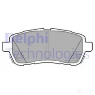 Тормозные колодки дисковые, комплект DELPHI 949812 5012759428344 LP2069 5BV9DX X - Изображение 2