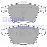 Тормозные колодки дисковые, комплект DELPHI Mazda 5012759428399 LP2025 I1Y JP