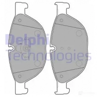 Тормозные колодки дисковые, комплект DELPHI LP2189 949937 CR9 79 5012759449400