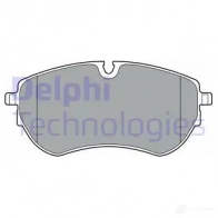 Тормозные колодки дисковые, комплект DELPHI LP3406 NL7N 7V8 Volkswagen Amarok (2H) 1 Пикап 2.0 BiTDI 4motion 180 л.с. 2011 – 2025