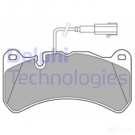 Тормозные колодки дисковые, комплект DELPHI LP3374 5012759993088 2Z B1E 1424794592