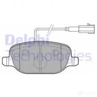 Тормозные колодки дисковые, комплект DELPHI LP2223 5012759456354 NBSCK U 949975