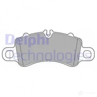 Тормозные колодки дисковые, комплект DELPHI 1211452381 Q800 A LP3308