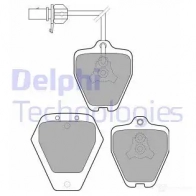 Тормозные колодки дисковые, комплект DELPHI 5012759227336 949519 OQXA 2XS LP1760