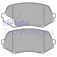 Тормозные колодки дисковые, комплект DELPHI 949959 LP2208 5012759451571 M5YV H