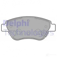 Тормозные колодки дисковые, комплект DELPHI D 6PXXHU Opel Adam (A) 1 2012 – 2020 5012759507810 LP2478