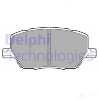 Тормозные колодки дисковые, комплект DELPHI 950208 LP3184 MOMB H 5012759536049