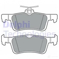 Тормозные колодки дисковые, комплект DELPHI 5012759993033 Ford WD QOB7D LP3369
