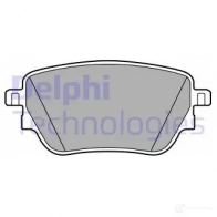 Тормозные колодки дисковые, комплект DELPHI 1424218704 LP3438 UB3 YN