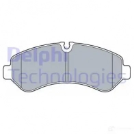 Тормозные колодки дисковые, комплект DELPHI 48N JK9Q 1437322921 LP3548