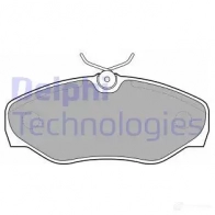 Тормозные колодки дисковые, комплект DELPHI 2309 9 LP1695 PB1M0FI 949448 - Изображение 2