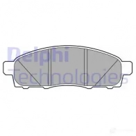Тормозные колодки дисковые, комплект DELPHI 5012759540381 94C0 Y9E 1211452295 LP3285