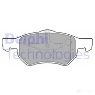 Тормозные колодки дисковые, комплект DELPHI LP1818 2380 7 3SYHS Chrysler Voyager 4 (RG, RS) Минивэн 2.4 151 л.с. 1999 – 2003