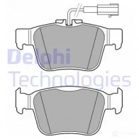 Тормозные колодки дисковые, комплект DELPHI 1211452391 LP3311 5012759988688 I RI27WP
