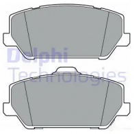 Тормозные колодки дисковые, комплект DELPHI LP3400 Kia Optima (JF) 4 Универсал 2.0 T GDi 245 л.с. 2016 – 2025 4A UASC