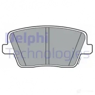 Тормозные колодки дисковые, комплект DELPHI Hyundai i30 (PDE, PD) 3 Хэтчбек 1.4 MPI 100 л.с. 2016 – 2025 7TOZ JN LP3404