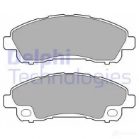 Тормозные колодки дисковые, комплект DELPHI LP2716 487 BO 950142 5012759532478