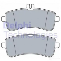 Тормозные колодки дисковые, комплект DELPHI ERI6 UJC 1437323060 LP3542