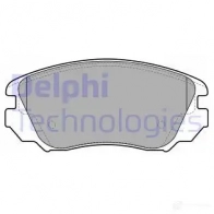 Тормозные колодки дисковые, комплект DELPHI 949824 5012759424742 LP2080 W6 0XF64 - Изображение 2