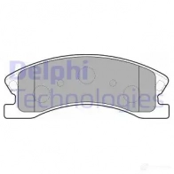 Тормозные колодки дисковые, комплект DELPHI LP1906 2408 3 8AKHKG 949645