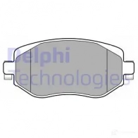 Тормозные колодки дисковые, комплект DELPHI 2 M86ZF LP3306 5012759988633 1211452373