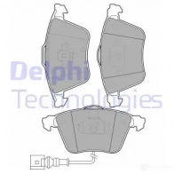 Тормозные колодки дисковые, комплект DELPHI LP1921 5012759359990 Volkswagen Passat CC LM U7W9