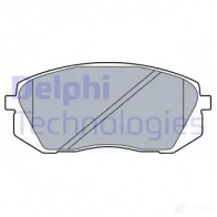 Тормозные колодки дисковые, комплект DELPHI 4DM FP 1437323208 LP3535