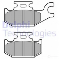 Тормозные колодки дисковые, комплект DELPHI RF WNH 5012759538234 Renault Twizy LP3191