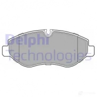 Тормозные колодки дисковые, комплект DELPHI MAE6I6G LP1982 949724 2 9192 - Изображение 2