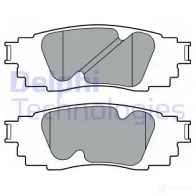 Тормозные колодки дисковые, комплект DELPHI K8 MEAV LP3392 5012759995204 Lexus ES (XZ10) 7 Седан 2.5 250 (AxZA10) 200 л.с. 2018 – 2024