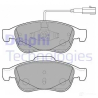 Тормозные колодки дисковые, комплект DELPHI 5012759456323 R9 RJHDX LP2220 949972