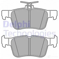 Тормозные колодки дисковые, комплект DELPHI M3L5G 7 LP3590 1437323085