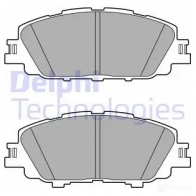 Тормозные колодки дисковые, комплект DELPHI 1437322318 6CPSB 5J LP3647