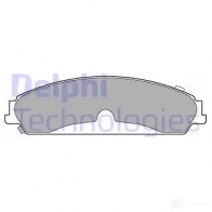 Тормозные колодки дисковые, комплект DELPHI PC MWEQG LP3216 5012759962305 950221