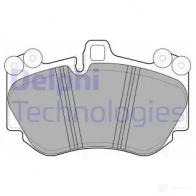 Тормозные колодки дисковые, комплект DELPHI C0G QVWL Porsche Cayenne (9PA) 1 Кроссовер 4.8 GTS 405 л.с. 2007 – 2010 LP2116 5012759434017