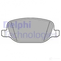 Тормозные колодки дисковые, комплект DELPHI 5012759467541 PBCR 29J 950036 LP2297