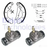 Тормозные колодки DELPHI KP853 4UZM 6 3273460192036 Opel Corsa (C) 3 2000 – 2006