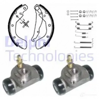 Тормозные колодки DELPHI Opel Astra (F) 1 Хэтчбек 1.8 i (F08) 90 л.с. 1991 – 1998 CUY 9MI2 KP854 3273460192043