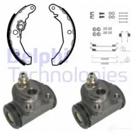 Тормозные колодки DELPHI 944060 KP734 3273460191763 LKA 9L