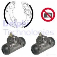 Тормозные колодки DELPHI Fiat 5012759392614 KP1009 DG81T J2