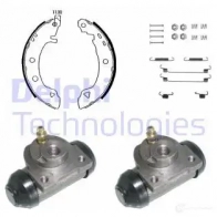 Тормозные колодки DELPHI 944166 KP911 5012759356852 Y5QF QDI