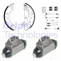 Тормозные колодки DELPHI KP940 3273460192494 15AA F 944186