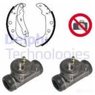 Тормозные колодки DELPHI K 6OSUF 3273460134982 Peugeot 405 KP763