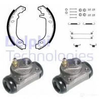 Тормозные колодки DELPHI WL 6WBQ 944104 KP828 3273460134968