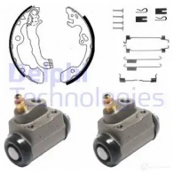 Тормозные колодки DELPHI KP937 3273460192463 Ford Focus 1 Хэтчбек 1.6 16V 100 л.с. 1998 – 2004 4Q6N LS