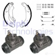 Тормозные колодки DELPHI 3273460192593 0U R4Z Renault Symbol 2 (LU) 2008 – 2013 KP950