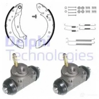 Тормозные колодки DELPHI D93 7ECT KP946 Renault Scenic (JA, FA) 1 Минивэн 1.6 102 л.с. 2001 – 2003 3273460192555